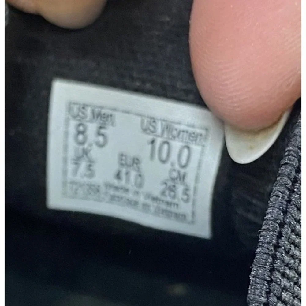 Vans Unisex Black Slip-On Checker Skateboard‎ Shoes Men-8.5 Wom.10 Sneakers